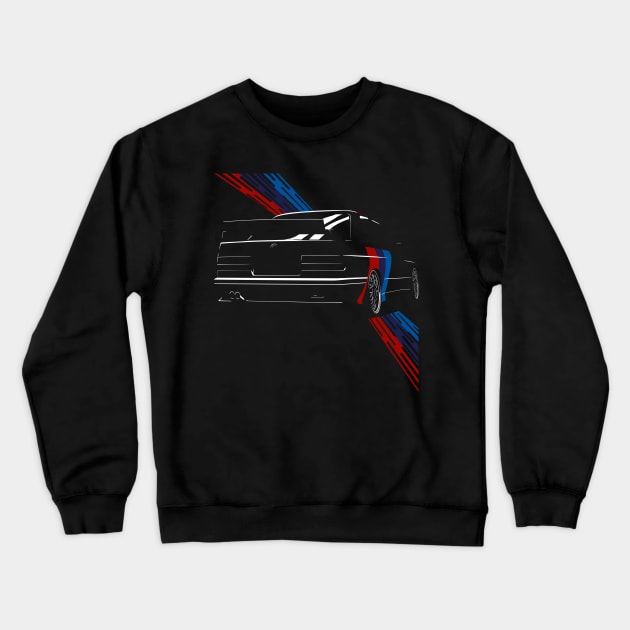 E30 DTM Crewneck Sweatshirt by AutomotiveArt